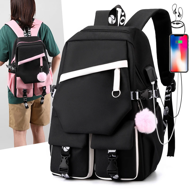 School Bags For Girls With Usb Charging Port